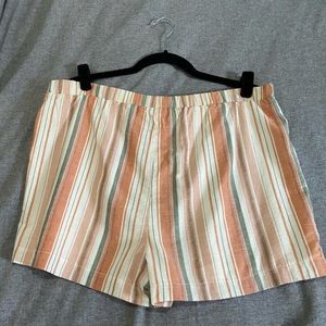After Market Striped Shorts-Size M